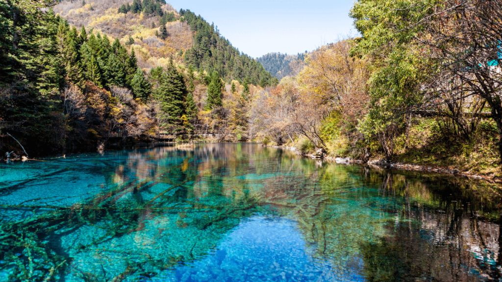 Jiuzhaigou Valley in Spring