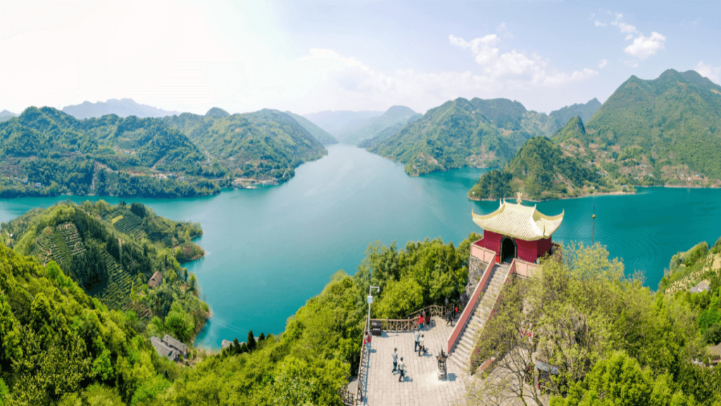 Yangtze River during Spring in China