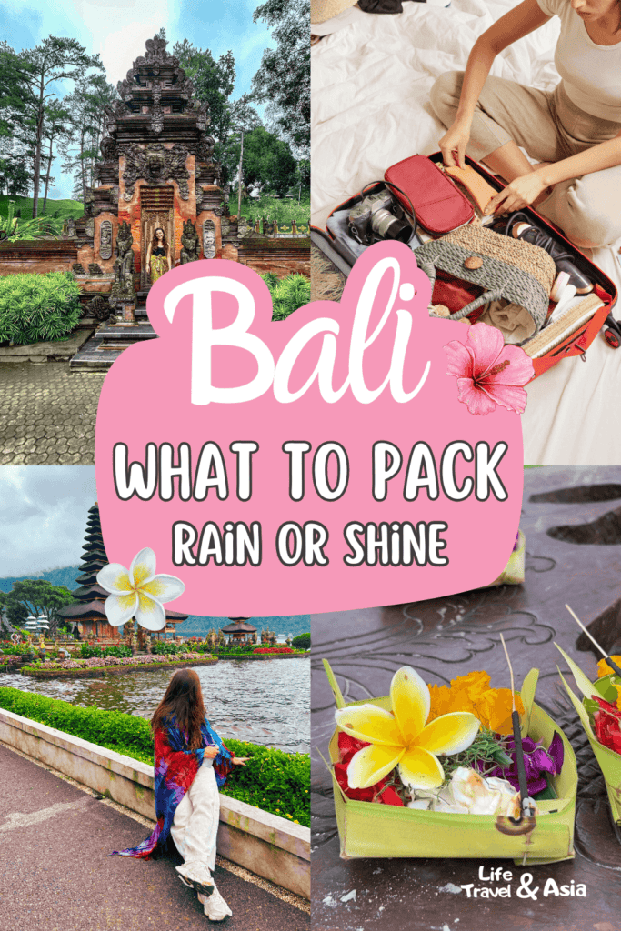 23 Essential Items to pack if you're traveling to Bali in 2025. No matter the season. 