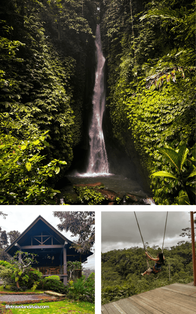 plan a trip to bali on a budget - leke leke waterfall