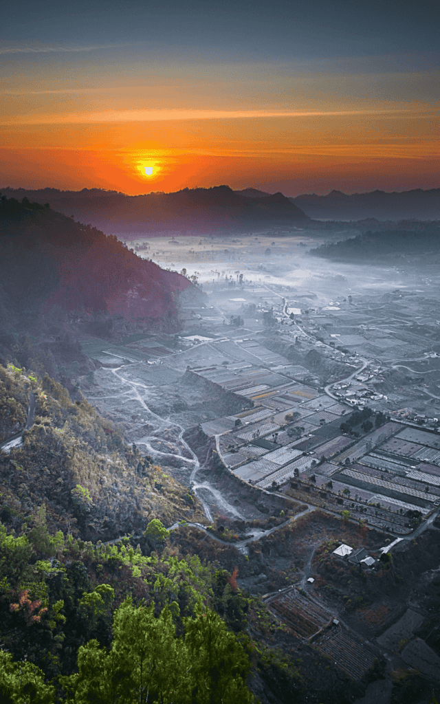 View from Mount Batur