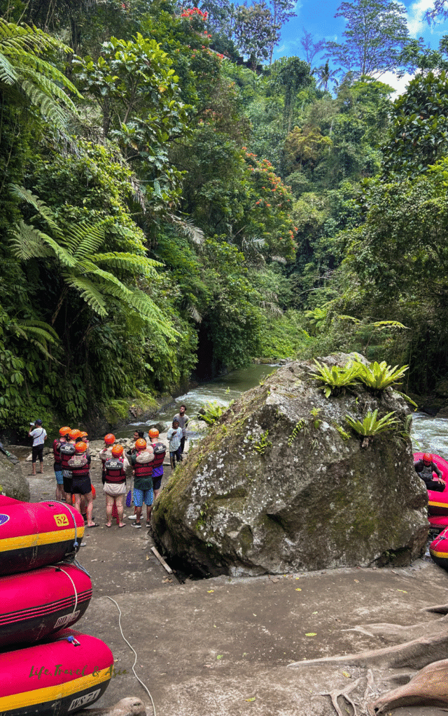 Rafting on the Ayung river