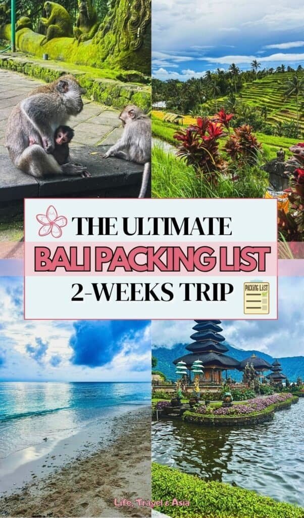 The Ultimate Two-Weeks Packing Guide for Women: Discover what to pack for the perfect Bali trip and find a useful checklist.