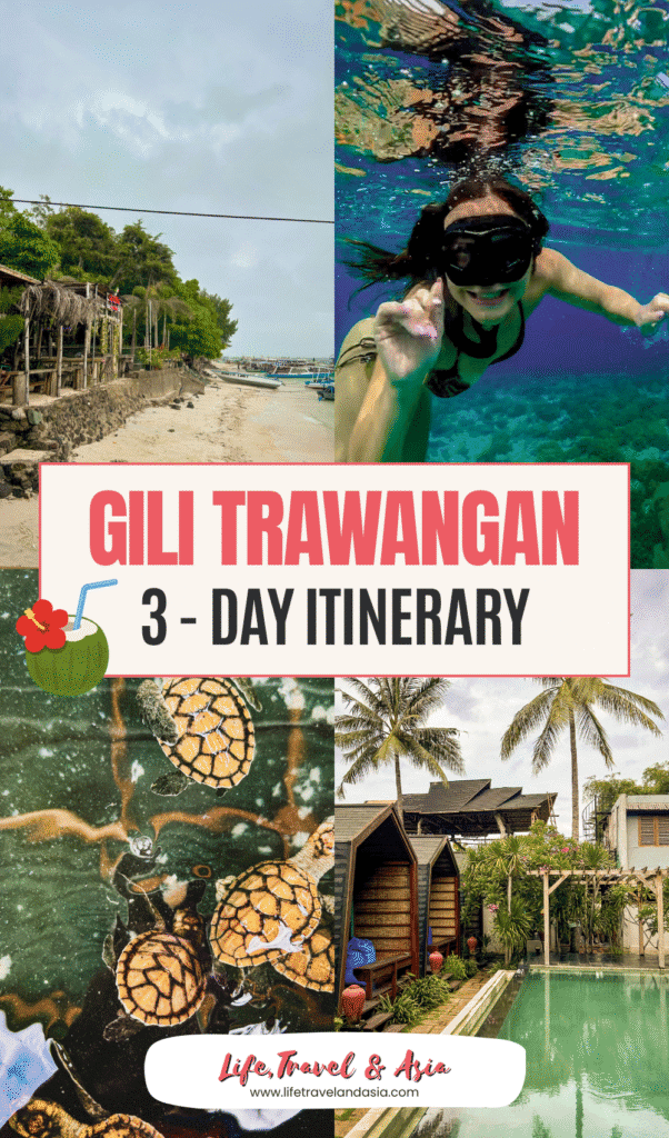 Gili Trawangan Itinerary: Inspiration to plan your own trip, travel tips and the best things to do on the islands.