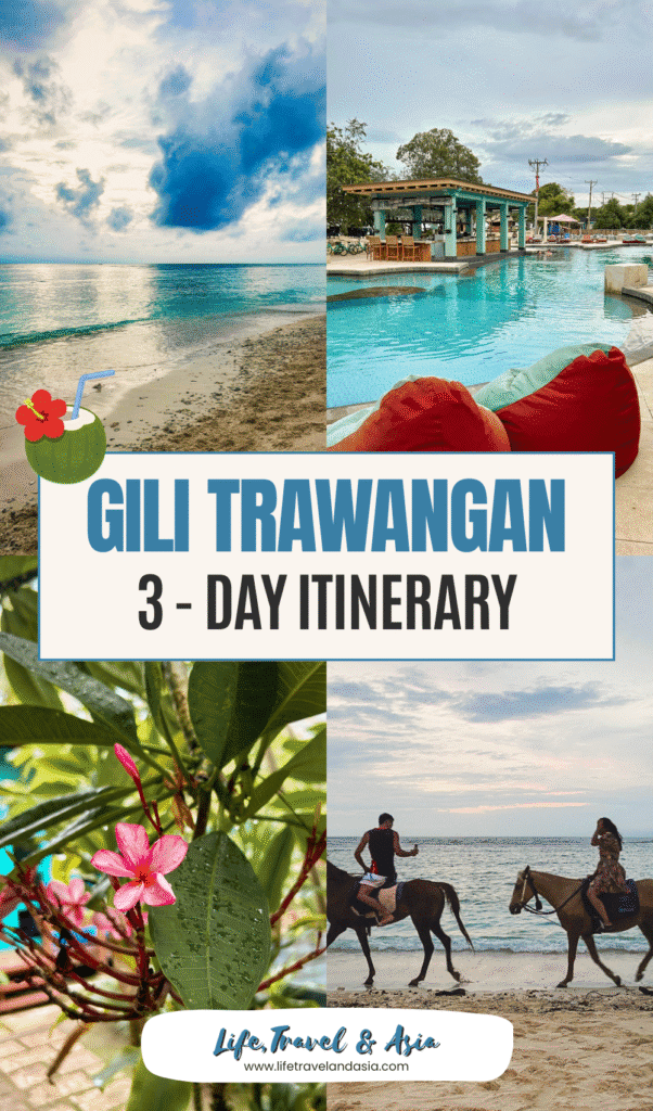 Gili Trawangan Itinerary: Inspiration to plan your own trip, travel tips and the best things to do on the islands.