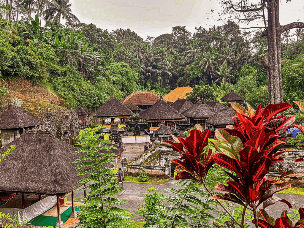 Goa Gajah Temple view from the entrance
