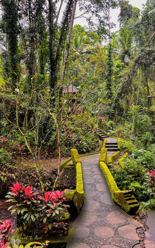Buddhist Temple area at the Goa Gajah Site