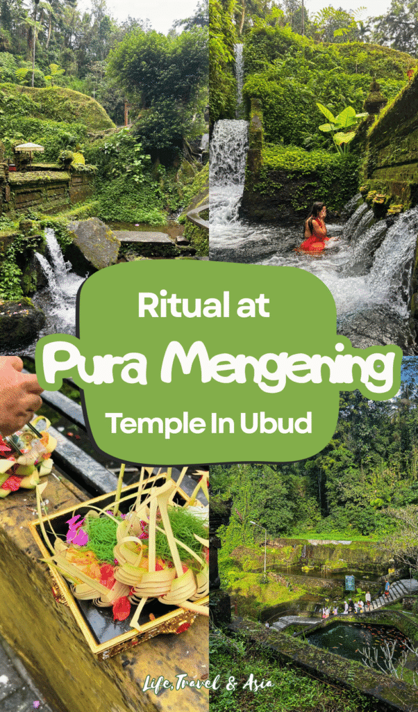 The most beautiful experience in Ubud - Balinese purification ceremony at Pura Mengening