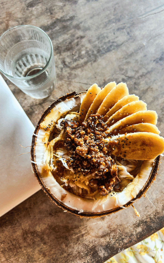 Coconut Crumble at Yellow Flower Cafe