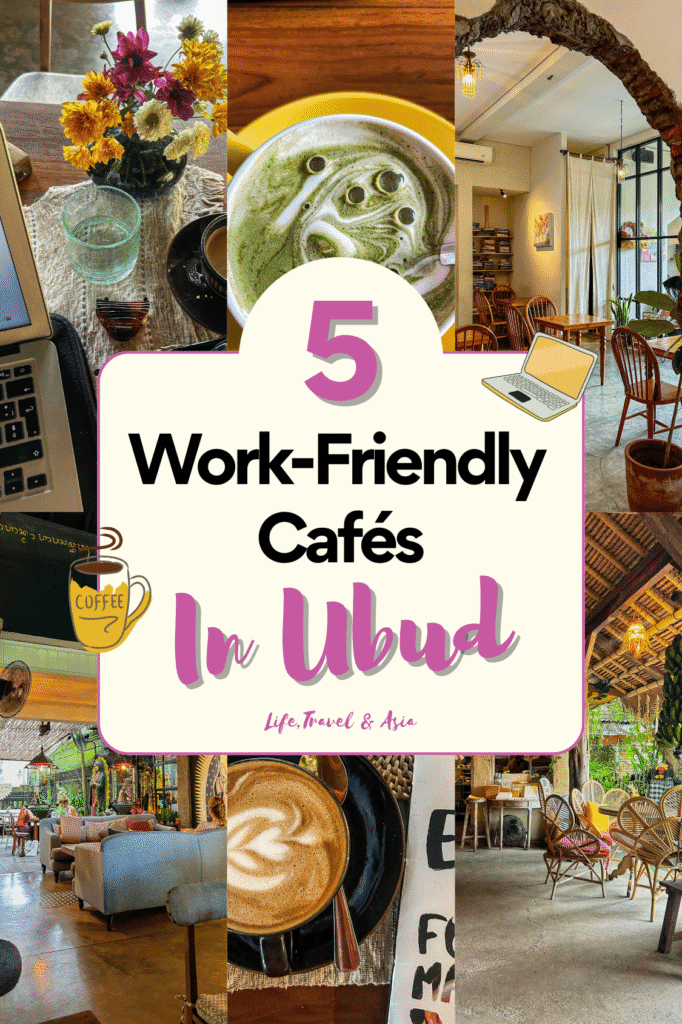 The best 5 cafes to work in Ubud: good wifi, best food and unmatched vibes