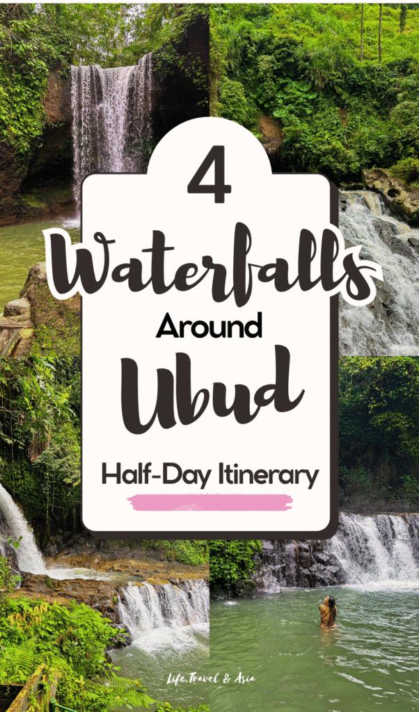 Ubud Waterfall Tour: A self-planned half-day Itinerary to explore the best 4 waterfalls around Ubud and avoid the usual tourist crowds.