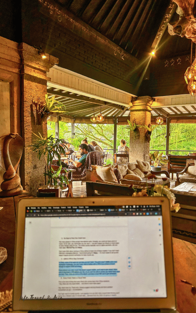 Zest is one of my go-to cafe to work in Ubud