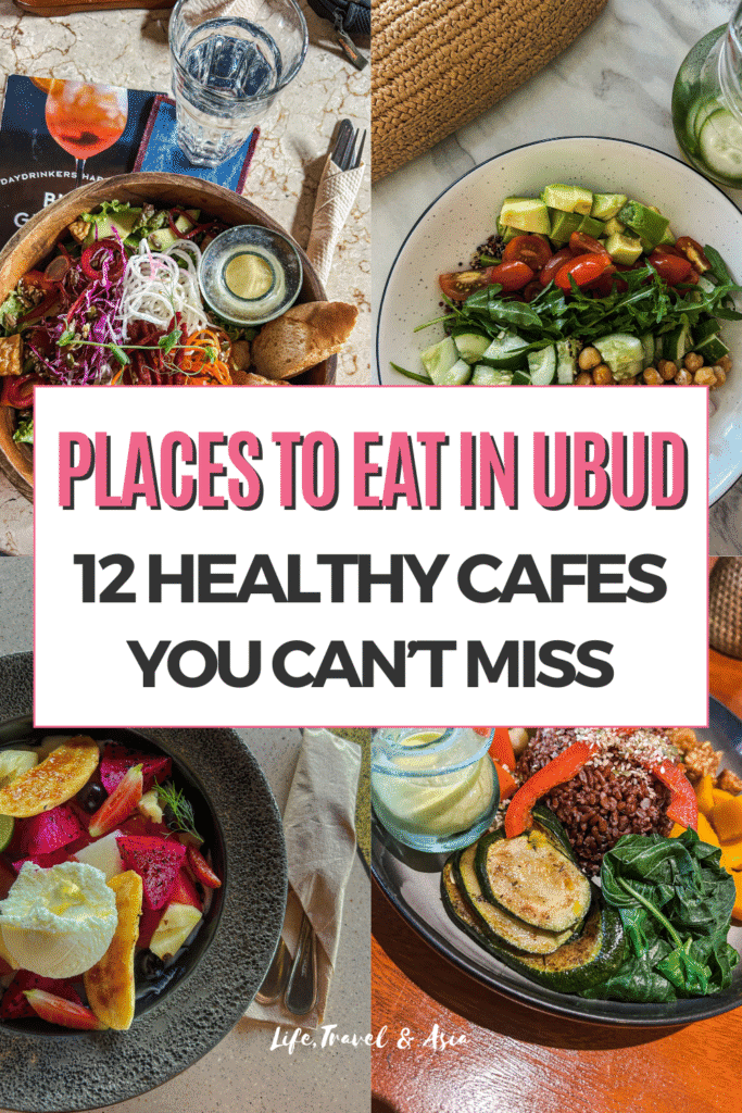 Vegetarian Restaurants in Ubud: 12 Cafes to check out for healthy, vegetarian and plant-based meals in Ubud.