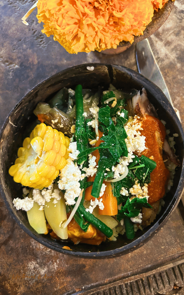 Island bowl at yellow flower cafe