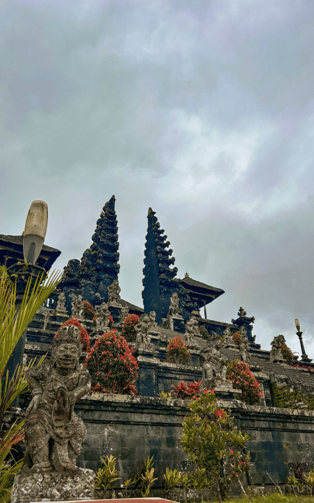 Stairs leading to Pura Penataran Agung