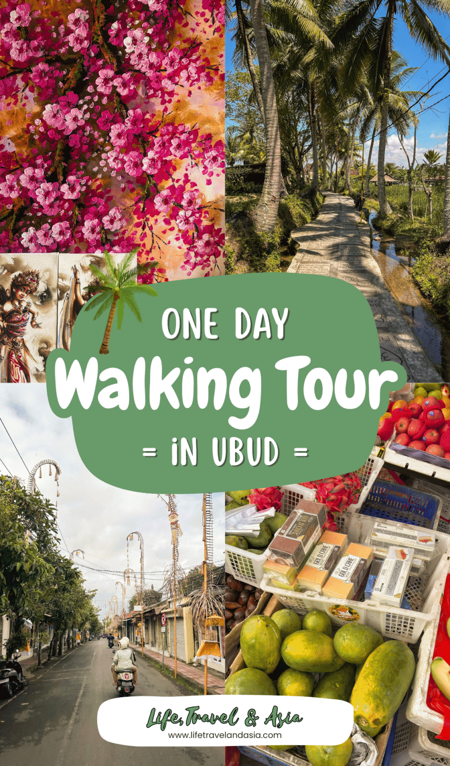 Ubad Rice Self-Guided Ubud Walking Tour: Best Walks, Temples & Rice Fields