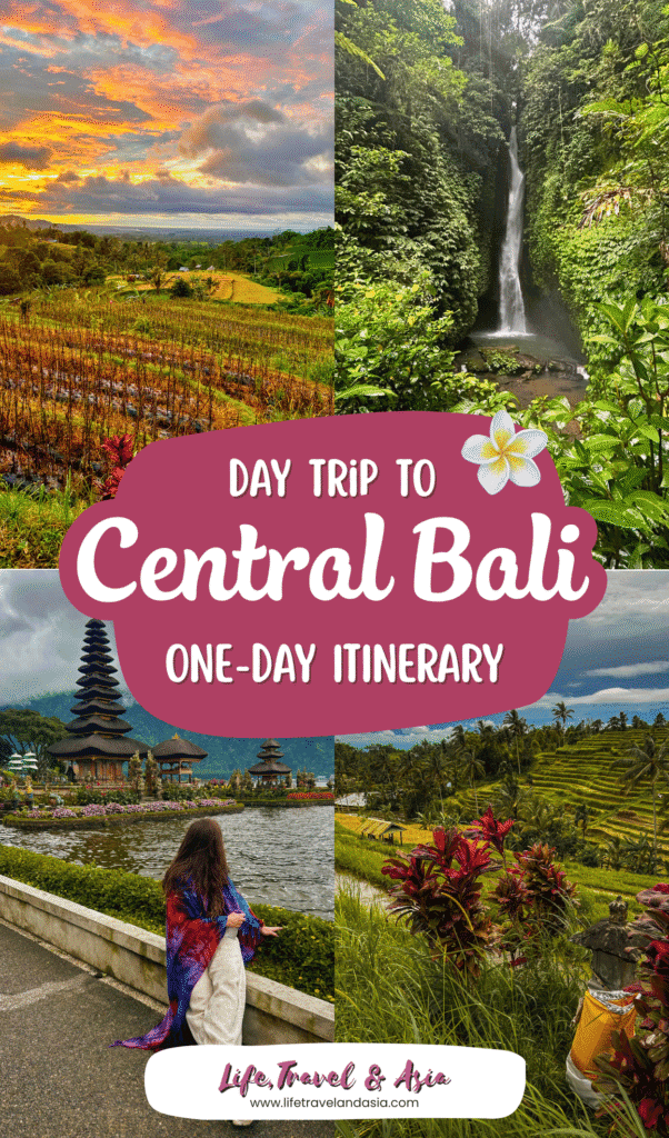 Central Bali Day Trip: How to plan and best places to visit in Central Bali in one day.