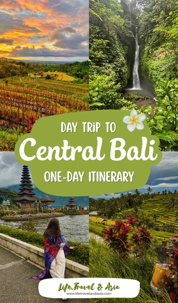 Central Bali Day Trip: How to plan and best places to visit in Central Bali in one day.