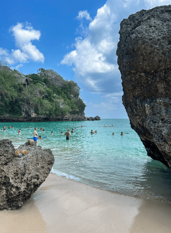 Padang Padang Beach is a must stop if you're spending a day in uluwatu