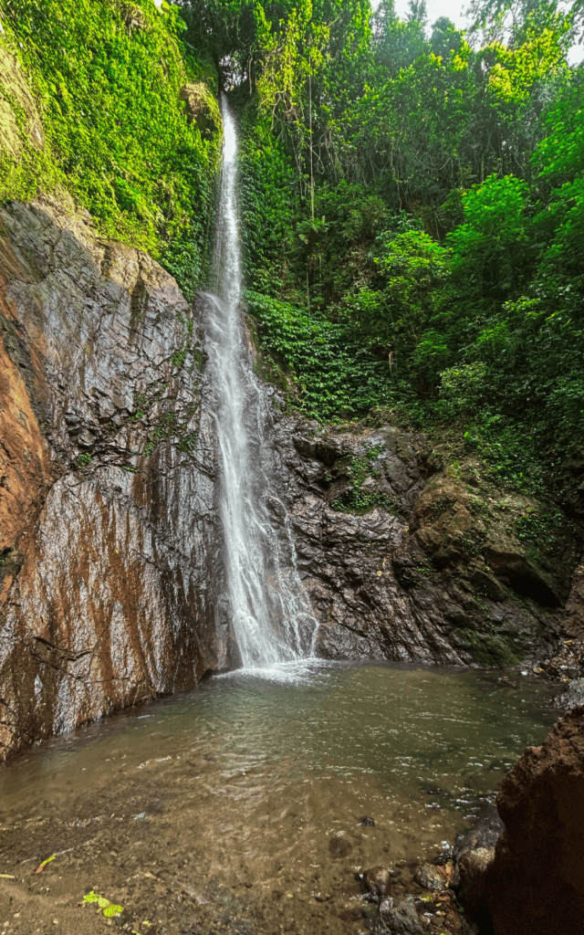 Jagasatru Waterfall in East Bali is one of the best things to visit near Sidemen.