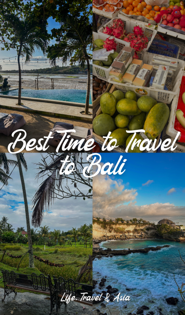 Best time to travel to Bali