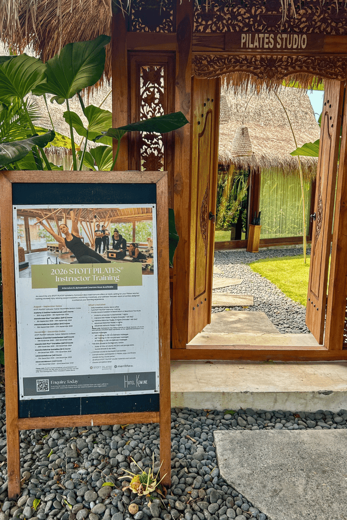 STOTT Pilates teacher training in Bali