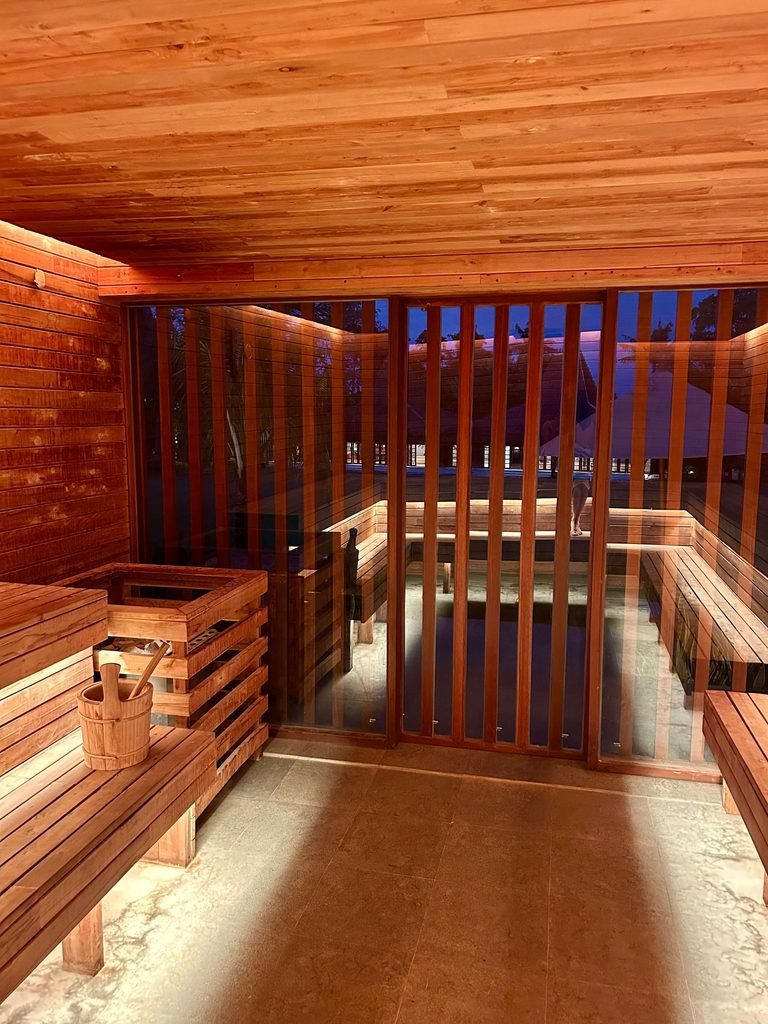 Sauna at hotel komune